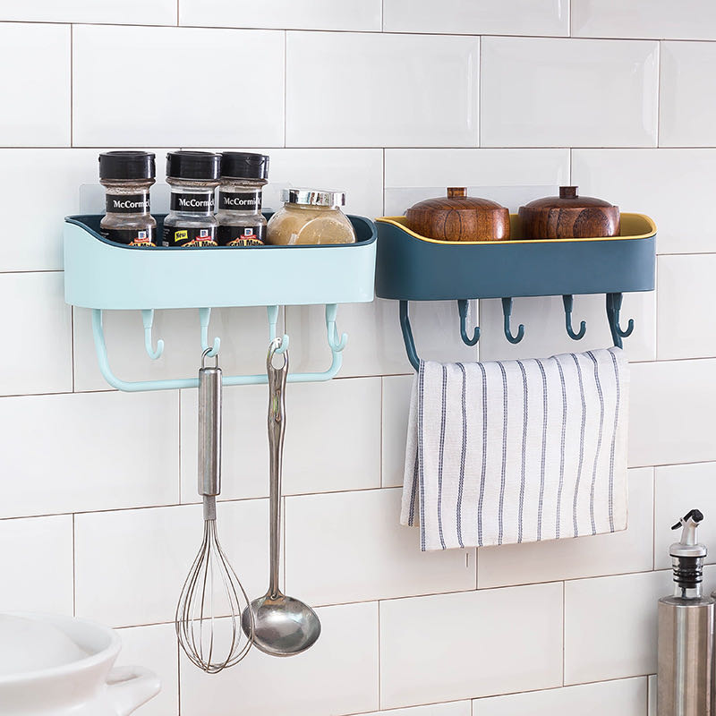 EXTRA SAVINGS-Multifunction Drainage Shelf Bathroom Kitchen Organizer with Hooks