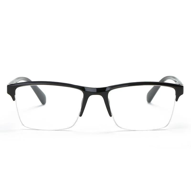 Free Shipping- Ultralight Mens Ladies Magnifying Reading Glasses Clear Half Frame 1.0 1.5 2.0 2.5 3.0 3.5