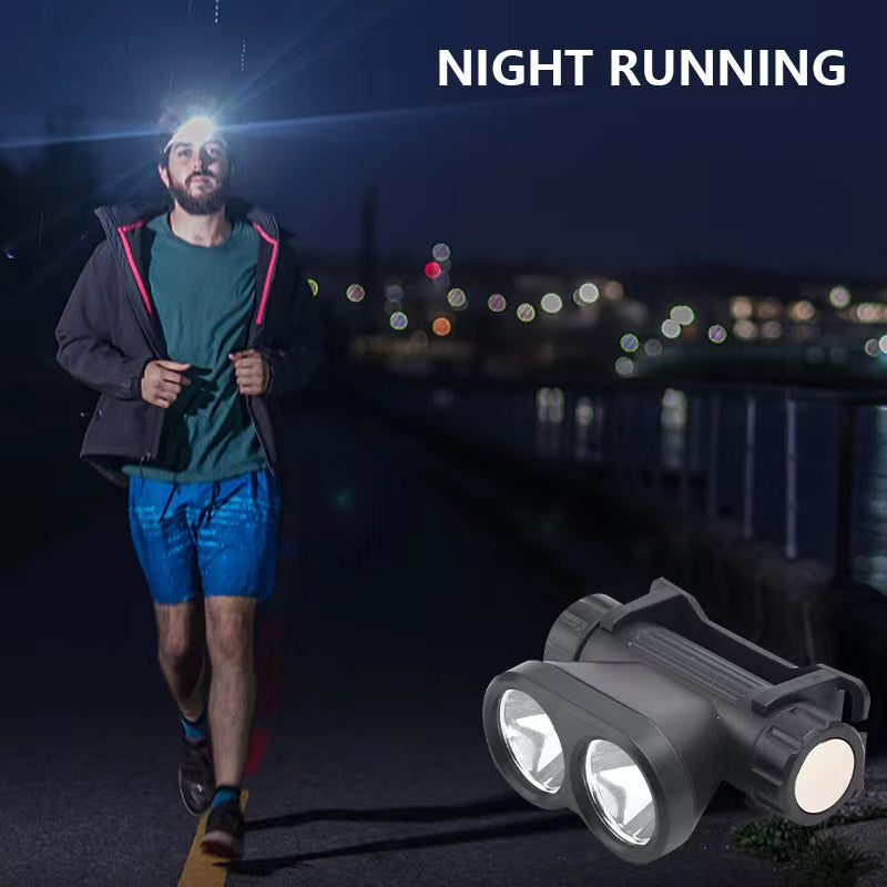 Rechargeable LED Headlamp Headlight Motion Sensor Head Torch