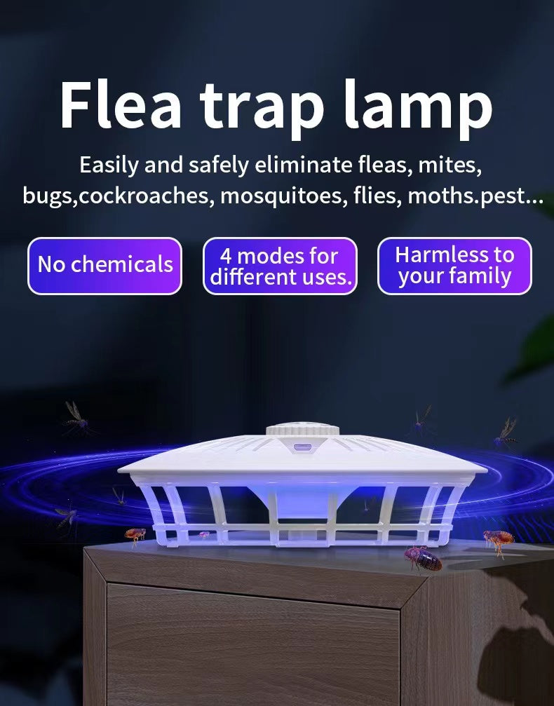 Electric Flea Trap Killer Lamp Home Pest Control