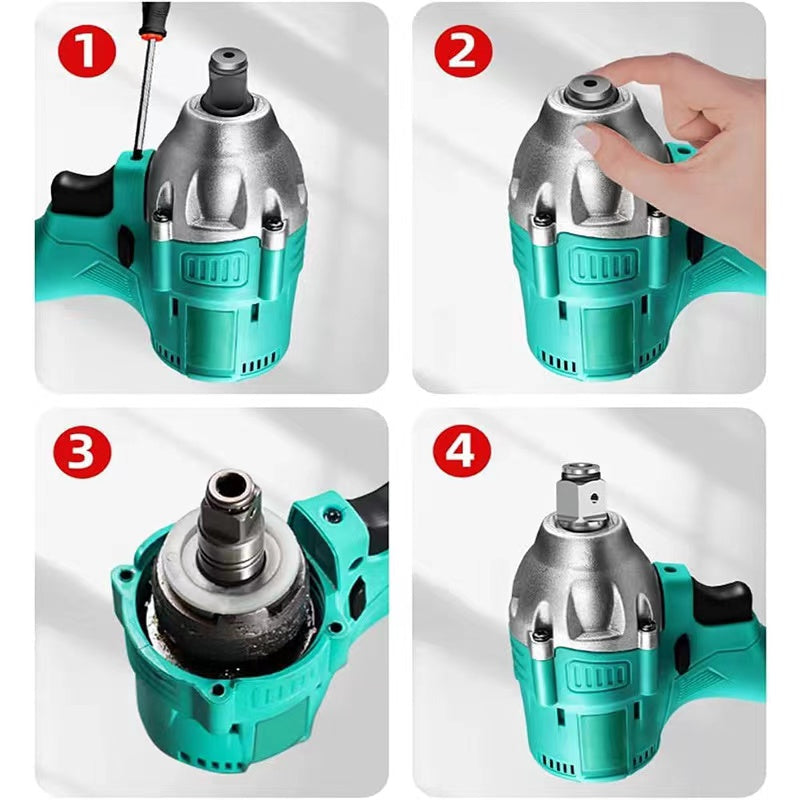 Multi-function Electric Impact Wrench Shaft Dual-purpose Square Shaft