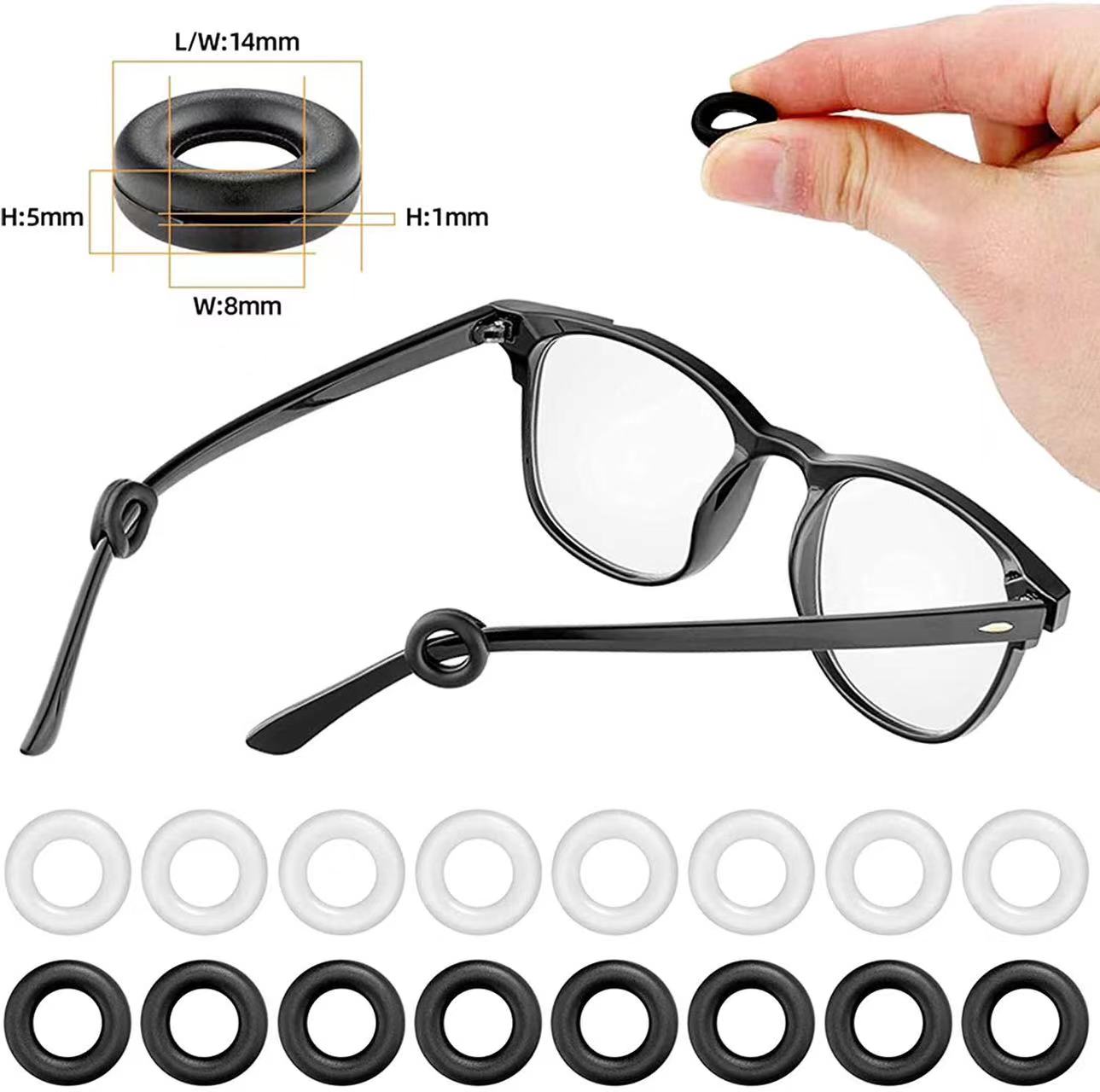 56PCS All  Eyeglass Ear Pads Eyeglasses Hook Anti-slip Non-slip Cover Adjust