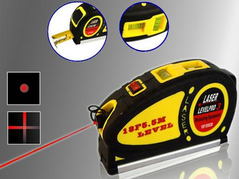 3-in-1 Laser Level Tape Measure