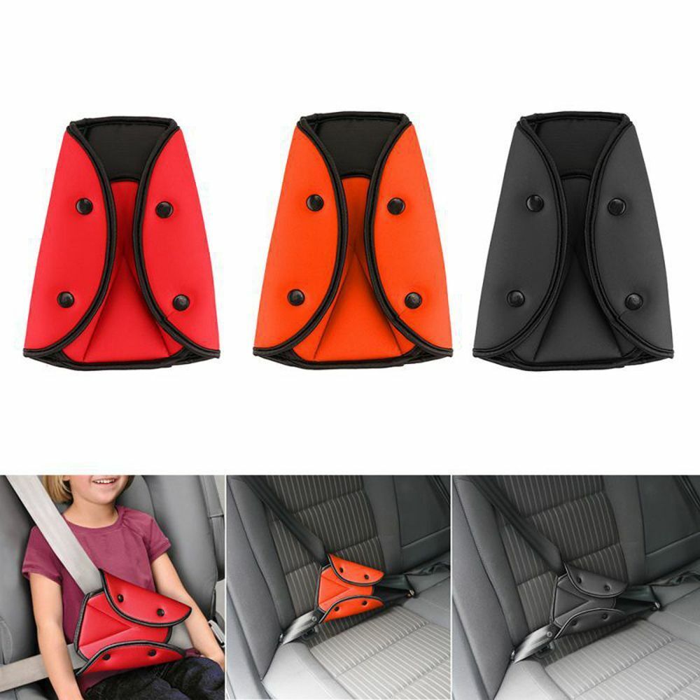 Kids Car Safety Fit Seat Belt Adjuster Device Auto Triangle Baby adjustable Belt