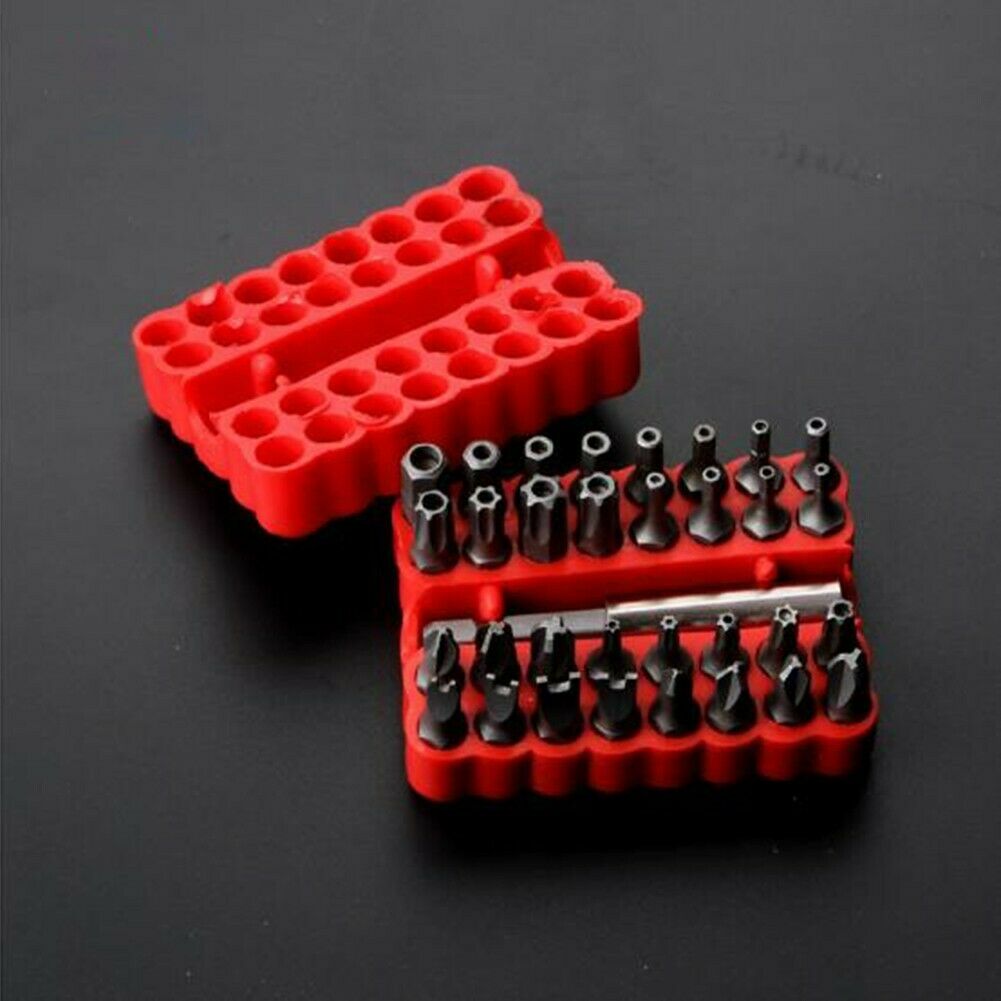 33pc Magnetic Extension Bit Holder Screwdriver Bits Set Quick Release Bit Holder