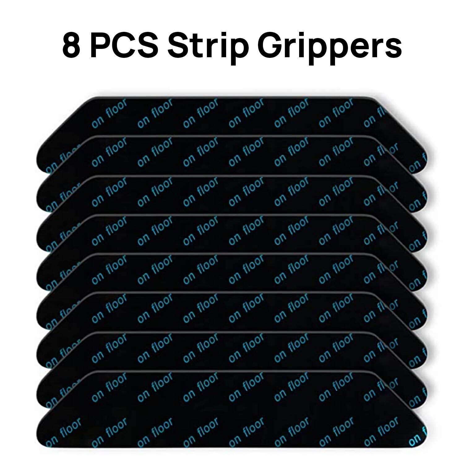 8x RUG GRIPPERS Non Slip Reusable Carpet Mat Gripper Anti Skid Washable Grip