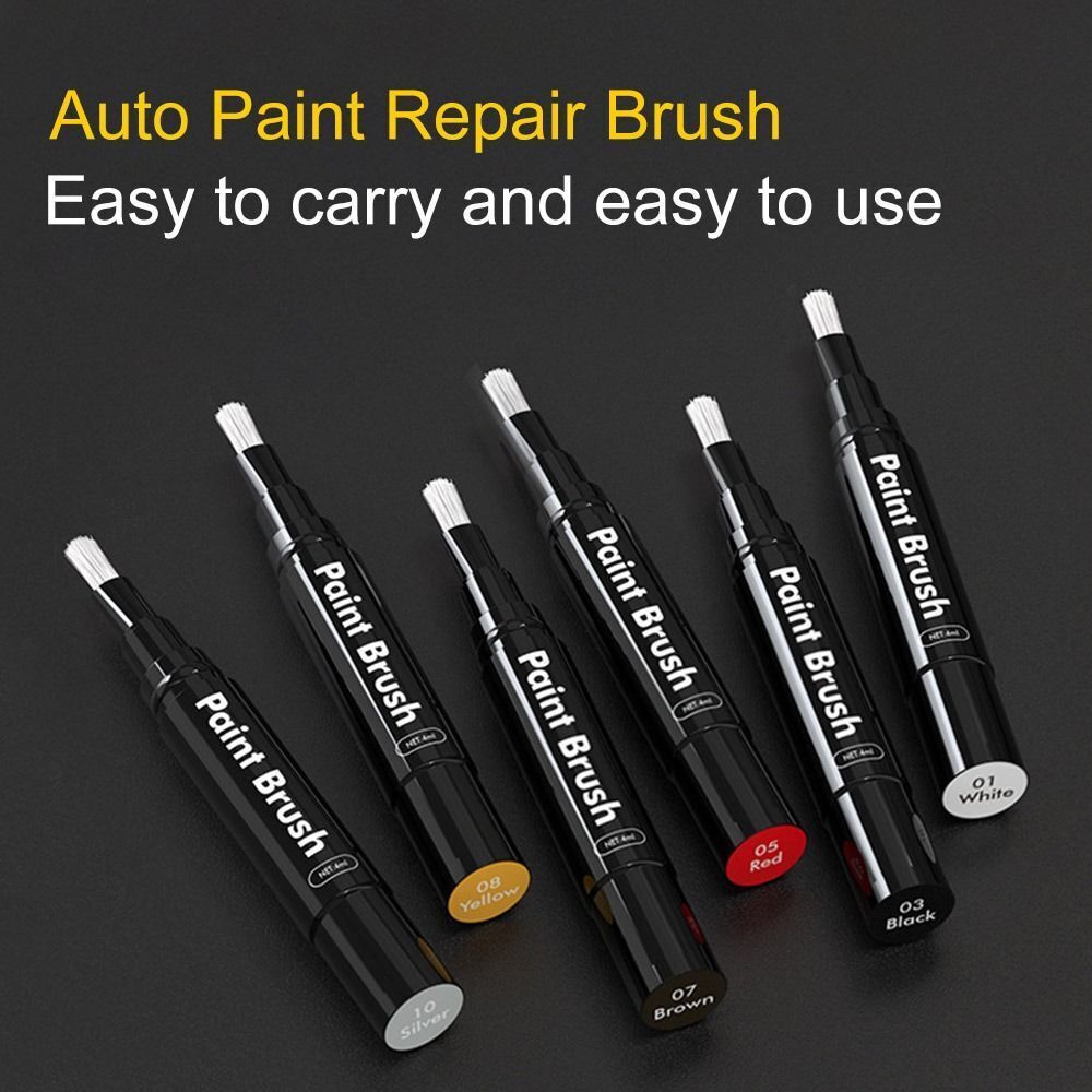 2pcs Professional Touch Up Scratch Remover Auto Paint Repair Brush Car Color Fix Pen