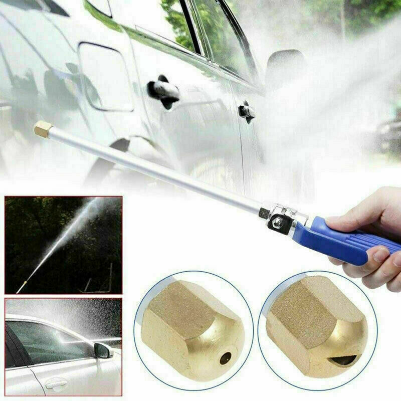 High Pressure Washer Spray Gun Watering Water Cleaner Nozzles Wand Lance