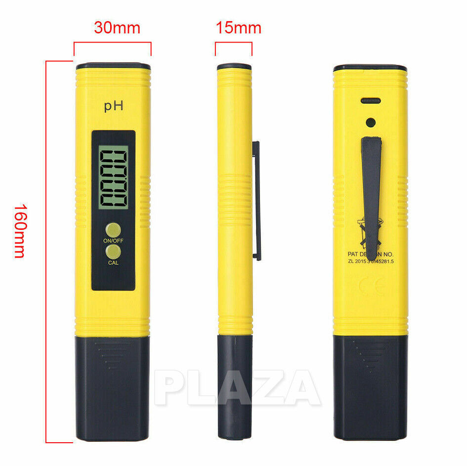 PH Meter Test Pen Digital Electric Portable Water Hydroponics Aquarium Tester