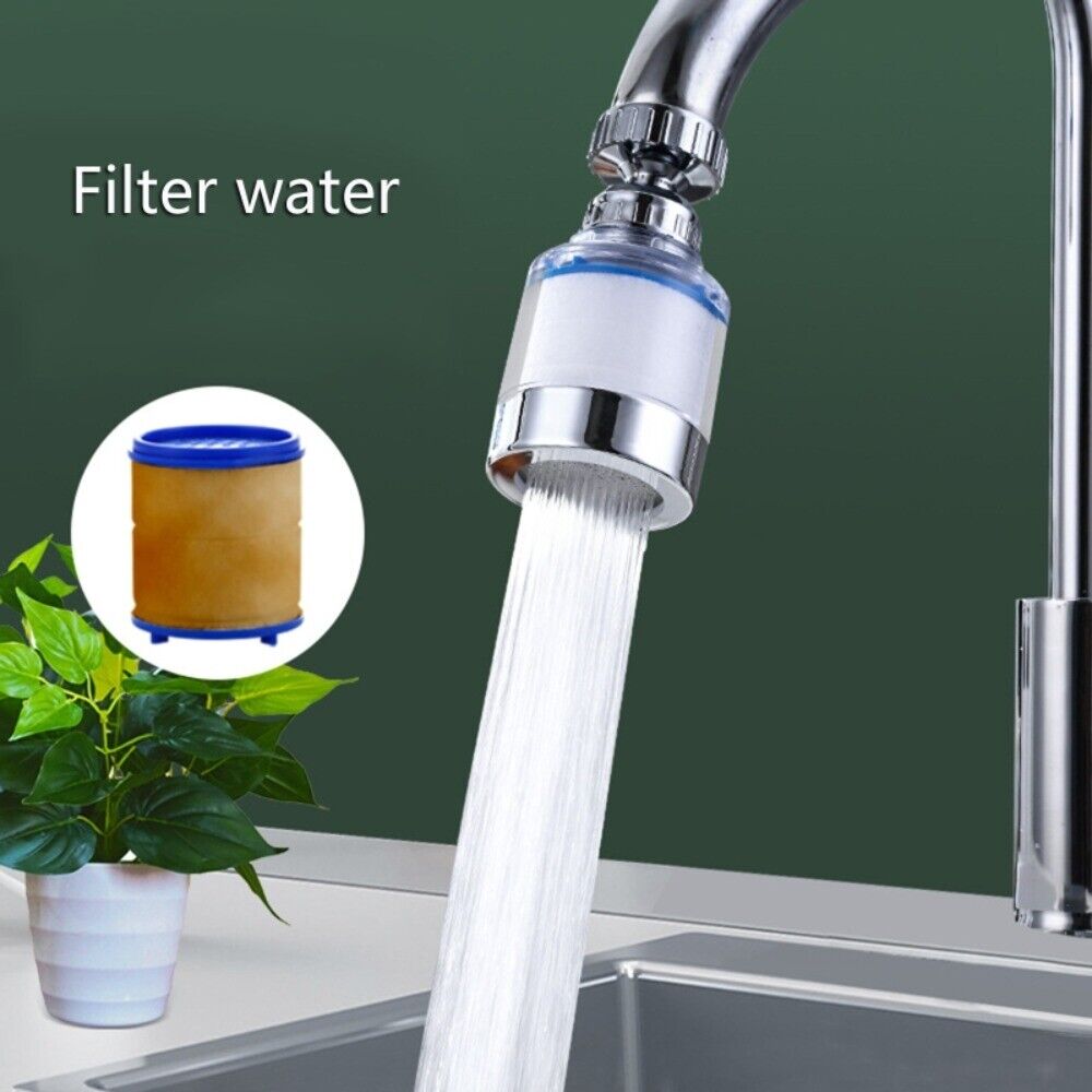 Sprayer Booster Faucet Water Filter Showers Head Bath Purifier Tap Bubbler with Extra Filter Element