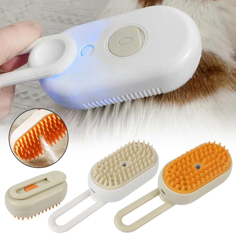 3 in 1 Cat Steam Brush Pet Grooming Dog Brush Electric Spray Massage Steamy