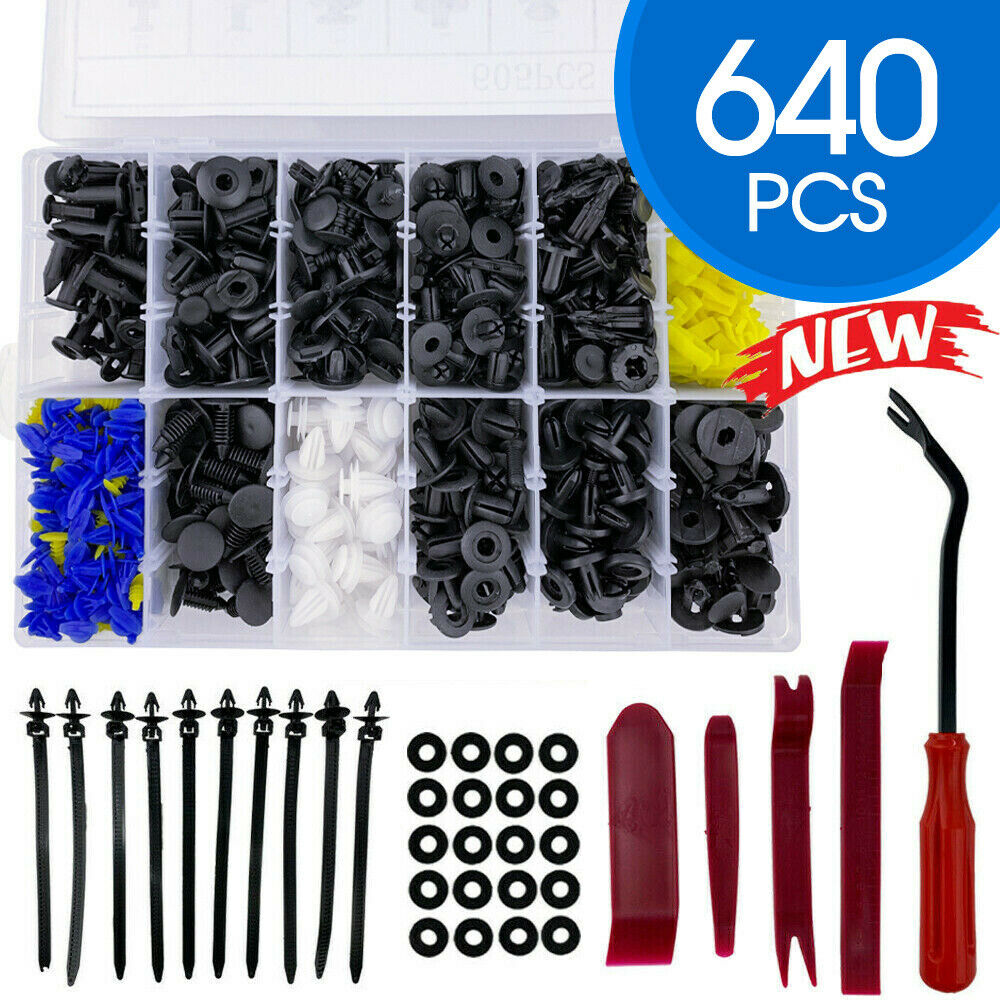 640PCS Car Trim Clips Kit