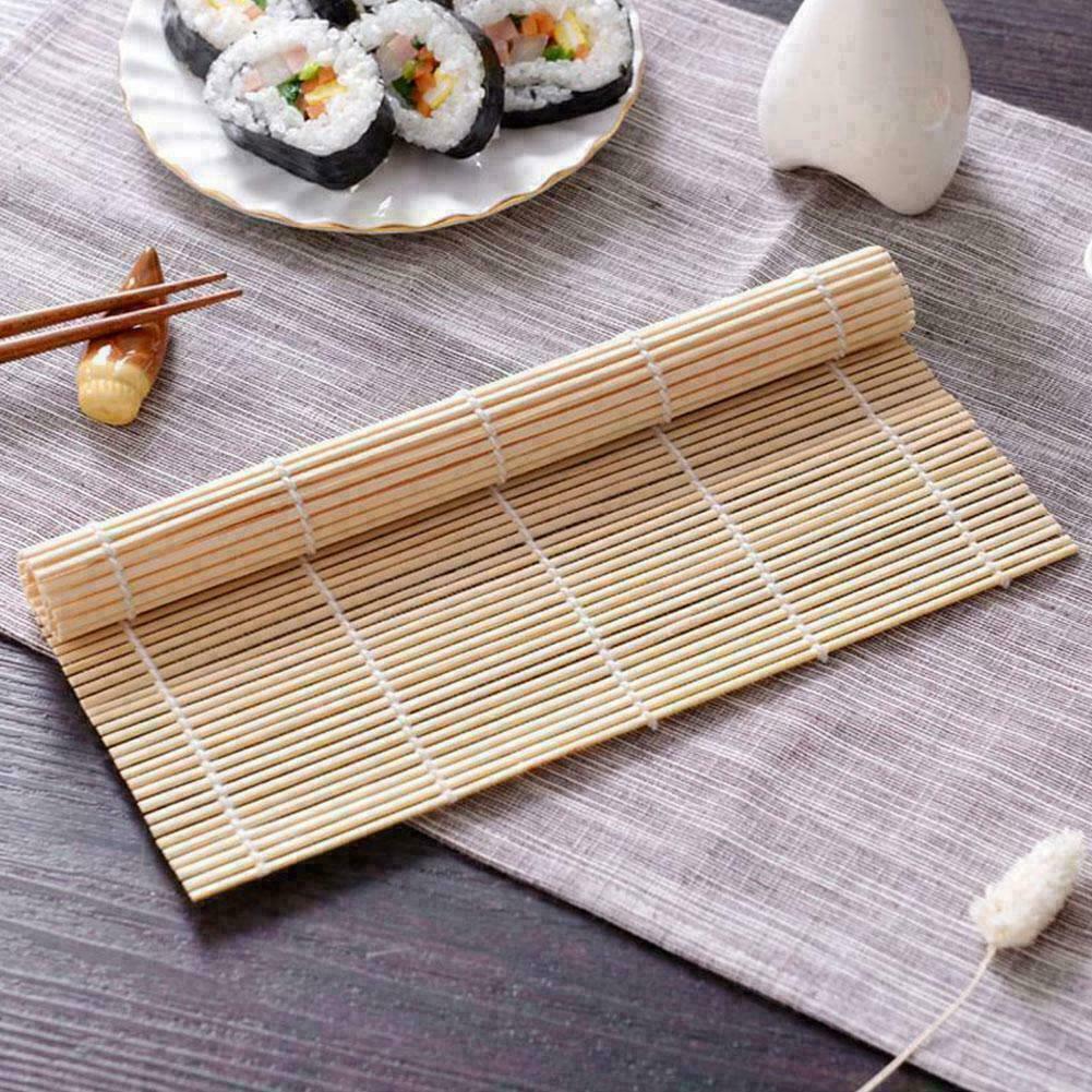 Japanese Bamboo Sushi Mat Rolling Maker Set