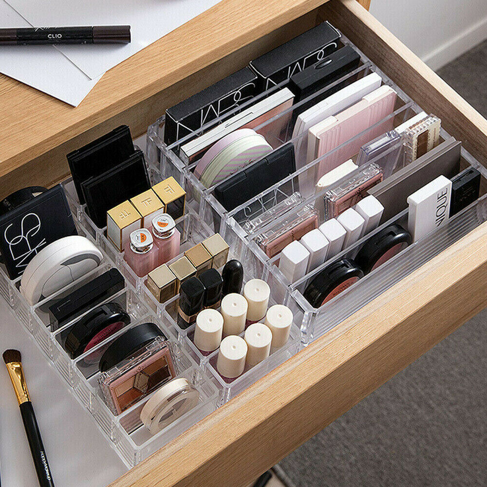 Clear Acrylic Makeup Jewelry Drawers