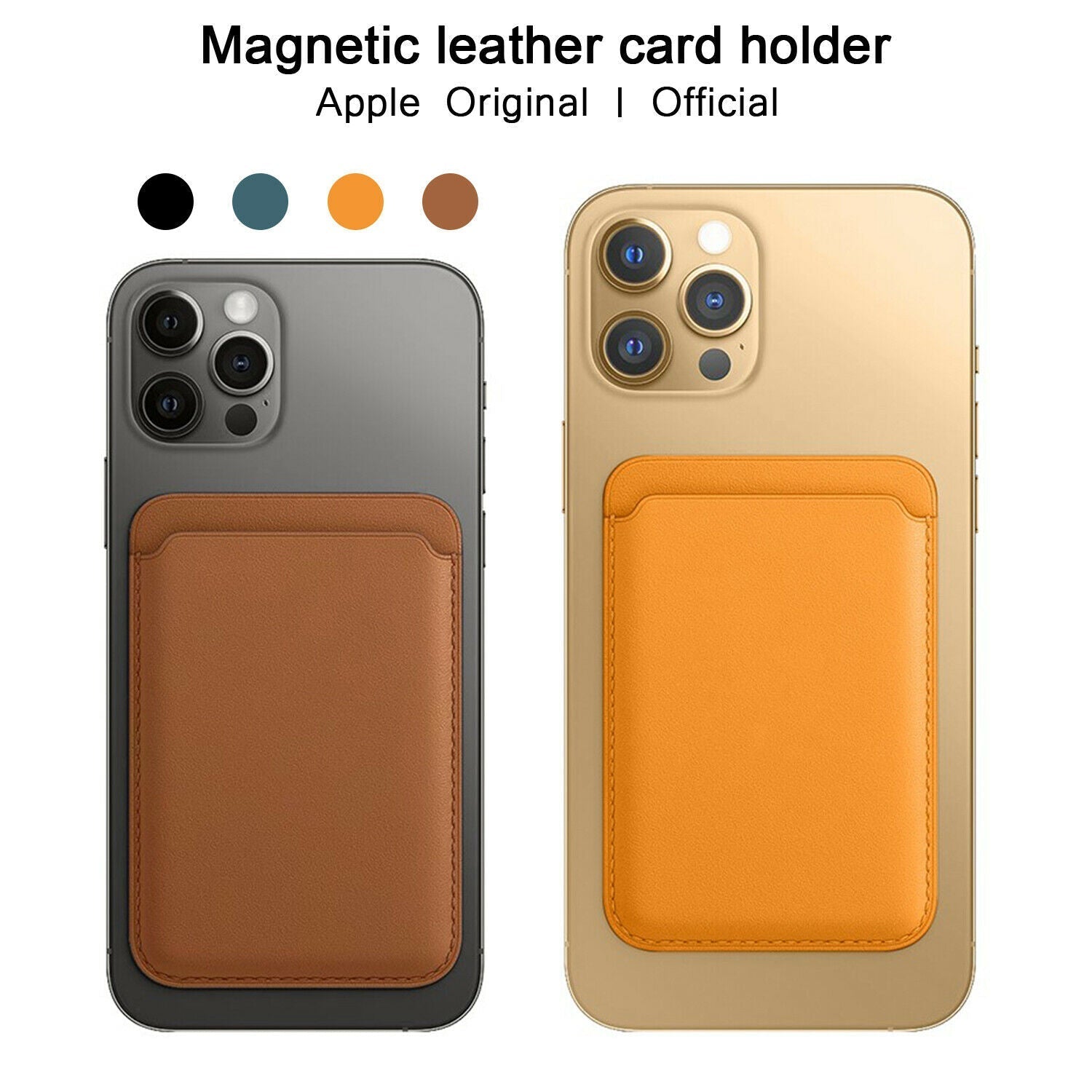 Mag Safe Leather Magnetic Wallet Case Cover For iPhone 12 13 14 Pro Max