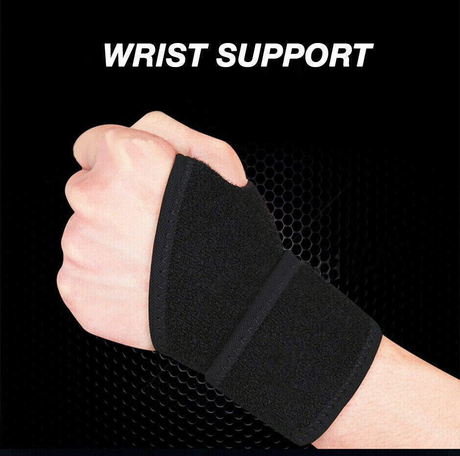 A Pair of Pain Relief Wrist Support Brace Protection Strap