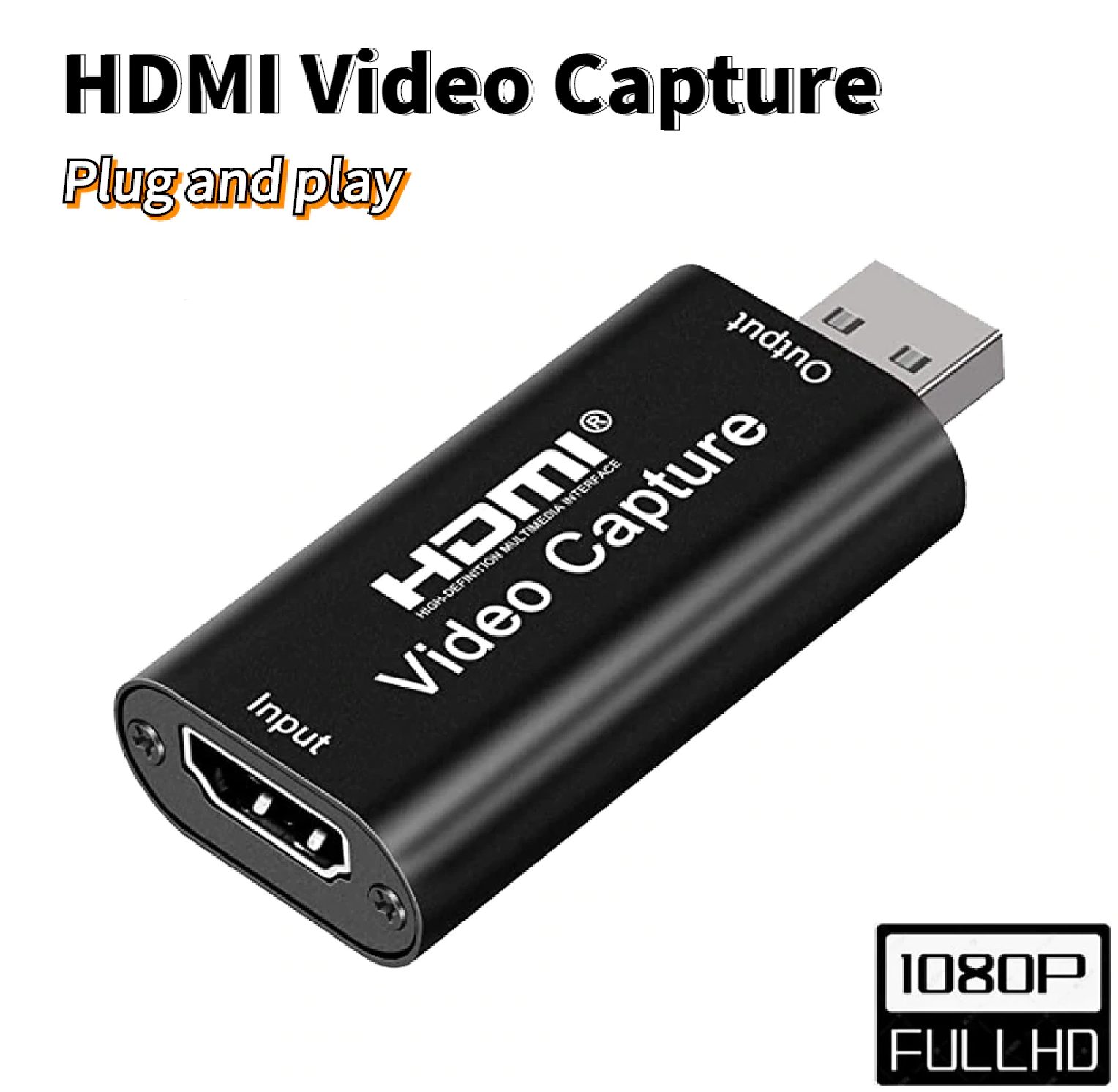 HDMI to USB 3.0 Video Capture Card for 1080P Video Recorder Game Live Streaming