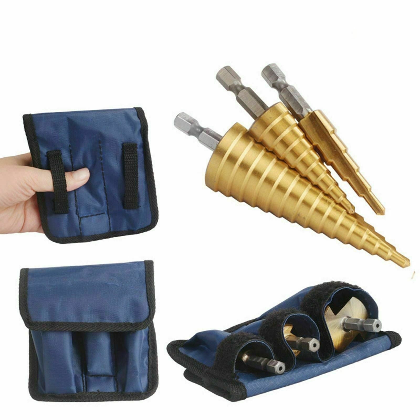 Titanium 3PCS HSS Drill Bit Set