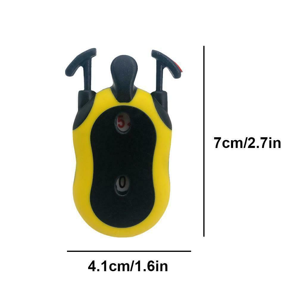 Dual Digits Square Scorer Golf Stroke Shot Put Score Counter