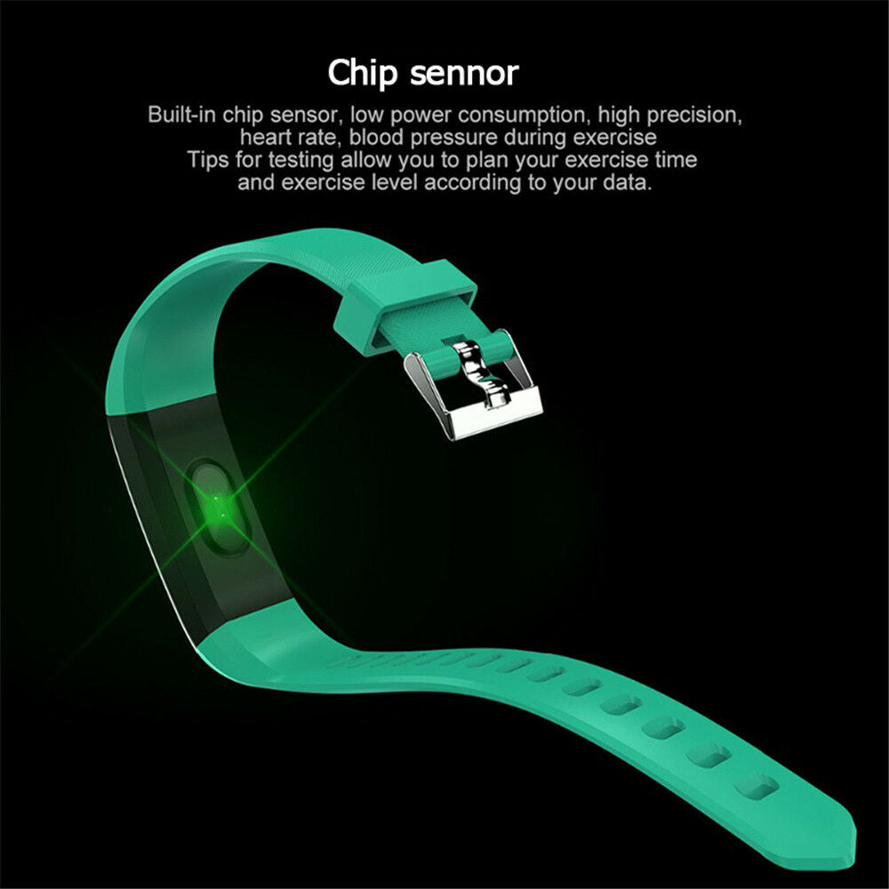 Heart Rate Sleep Monitor Bluetooth Smart Bracelet