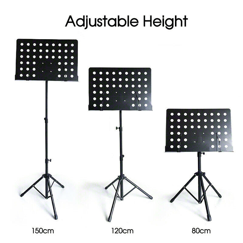 Adjustable Folding Stage Music Sheet Stand