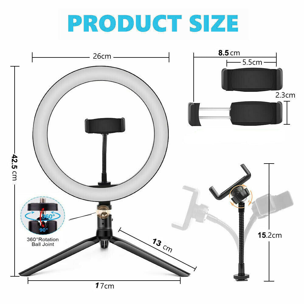 EXTRA SAVING--10" Phone Selfie LED Ring Light with Stand