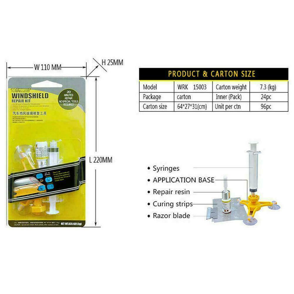 Windscreen Cracks Repair Kit