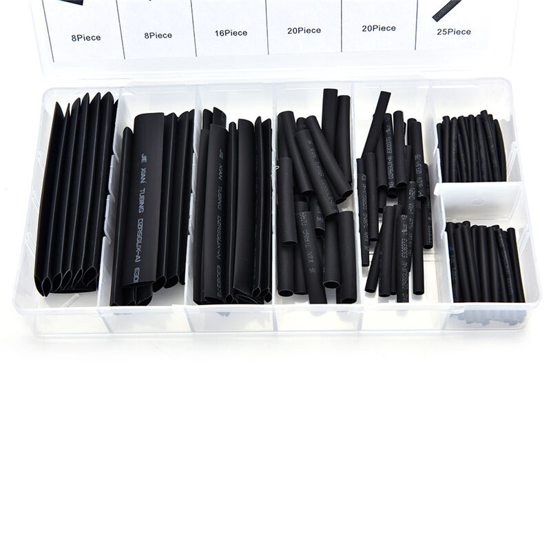 127PCS Heat Shrink Tubing Shrinkable Tube Assortment Kit