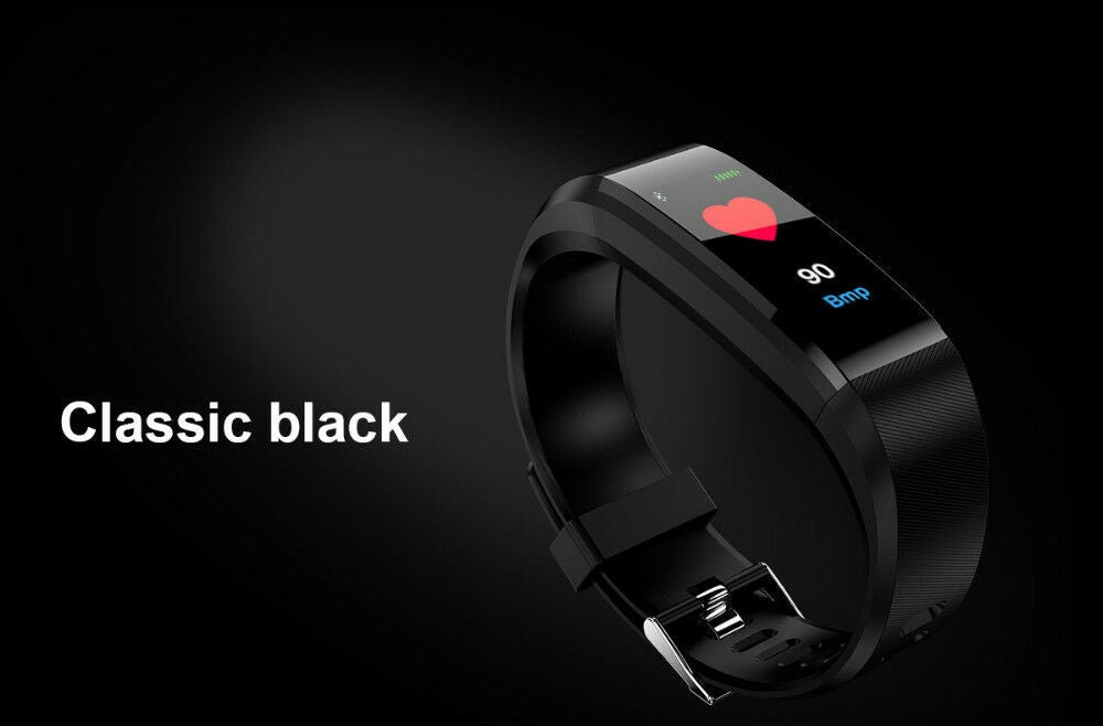 Heart Rate Sleep Monitor Bluetooth Smart Bracelet