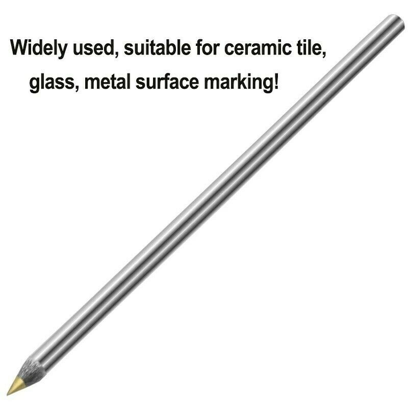 2pcs Alloy Marking Pen Needle Single-Point Pen Type Silver Construction Marking Tools