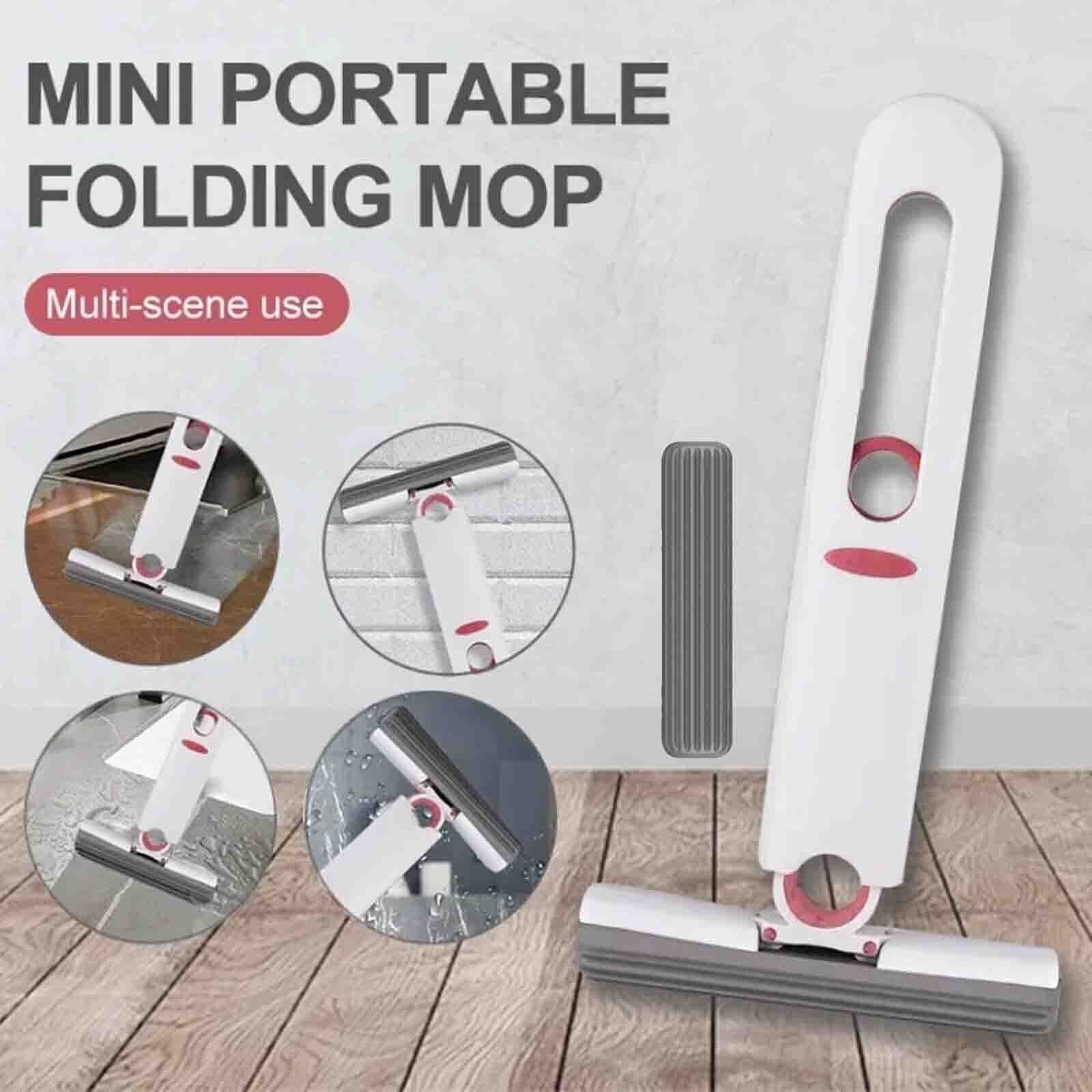 Mini Mop Self-Squeeze Wet Hand Free Portable Home Window Cleaner Tools