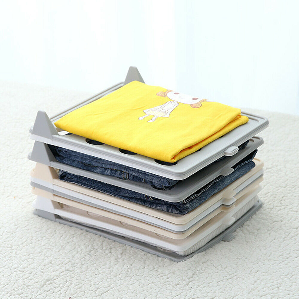 5 Layer Magic Organize Closet Wardrobes Clothes Folder T-Shirt Clothes Easy Tray Folding Board