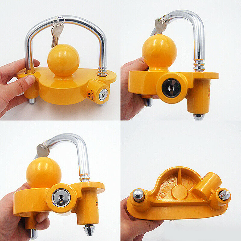 Steel Anti-Theft Trailer Coupling Hitch Lock