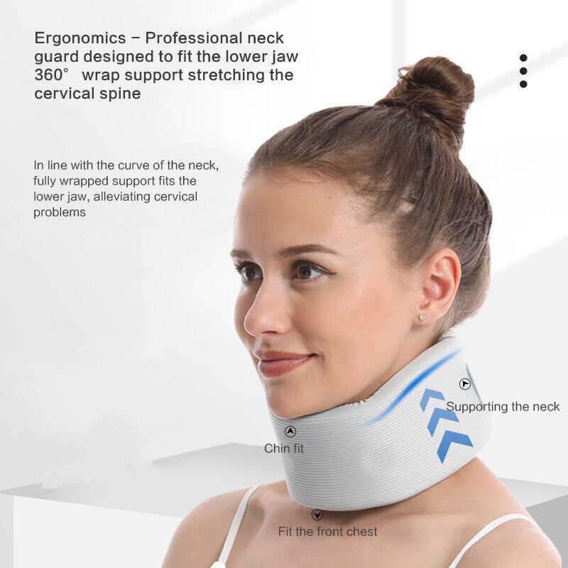 Soft Sponge Neck Support Pillowcase Cervical Collar Pain Traction Neck Guard