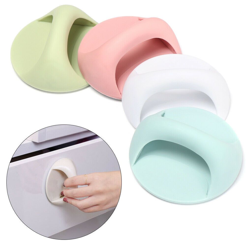 6pcs Multi-purpose Self-adhesive Auxiliary Knobs Furniture Door Handle