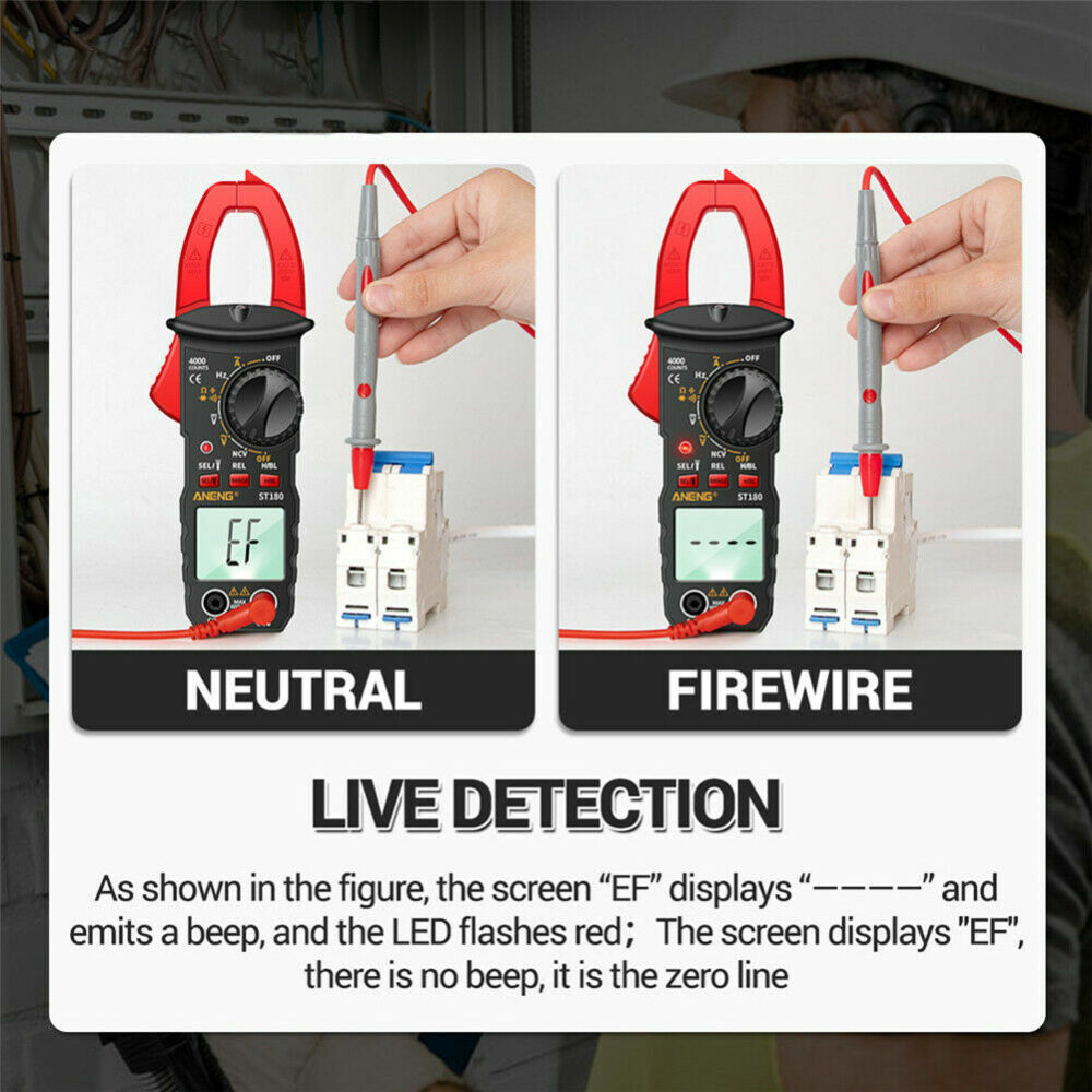 Clamp Meter Clamp Multimeter DC Clamp Meter Digital AC DC Current Clamp Meter