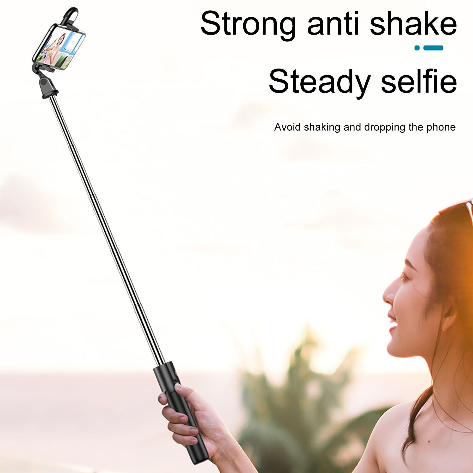 Foldable Monopods Universal Mobile Phone Bracket Handheld Selfie Stick