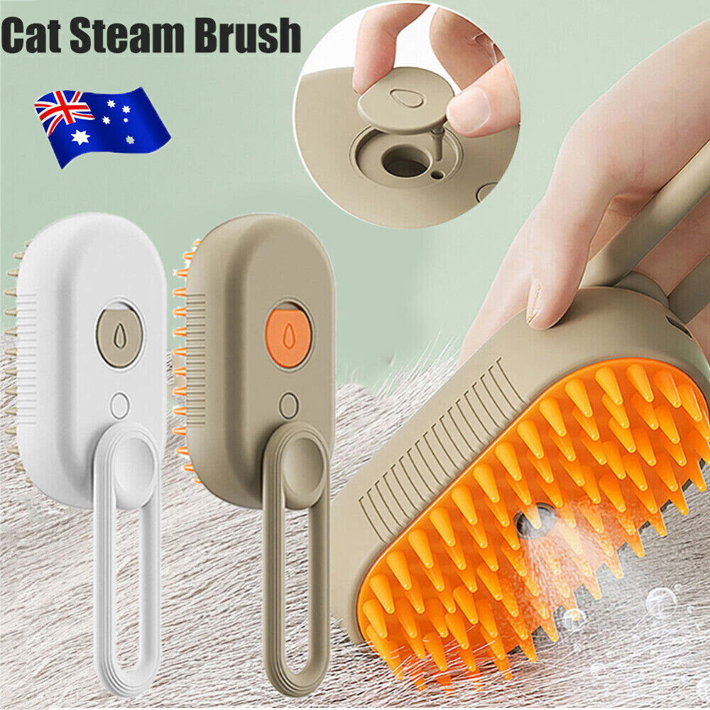 3 in 1 Cat Steam Brush Pet Grooming Dog Brush Electric Spray Massage Steamy