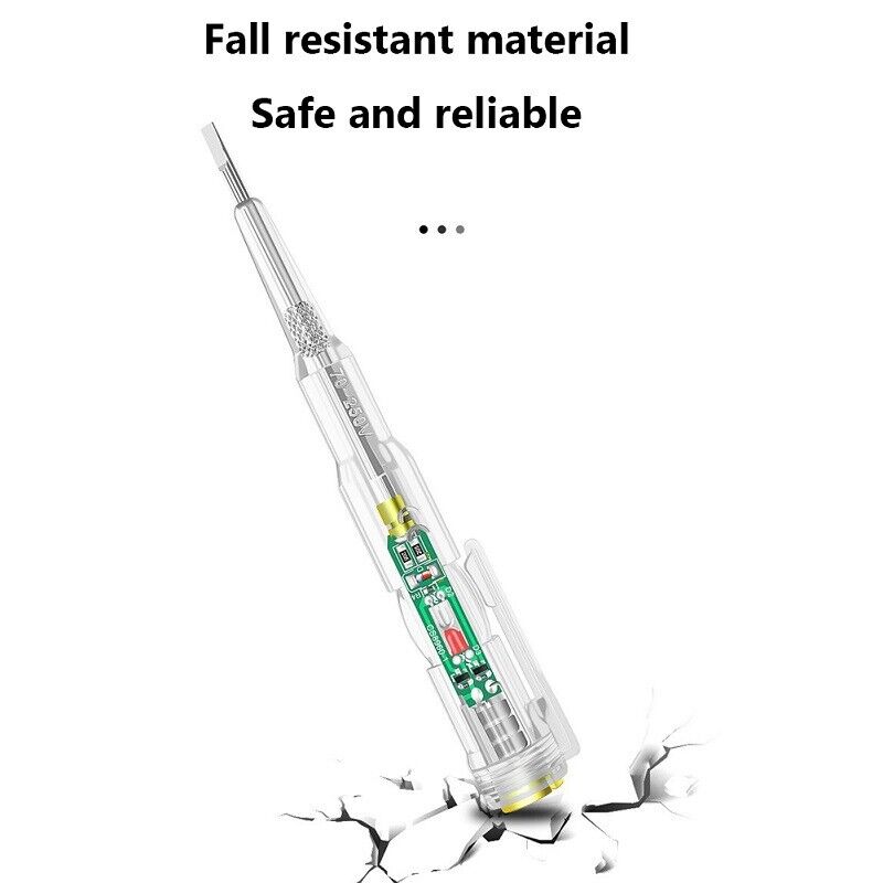 LED Circuit Tester Pen Screwdriver Voltage Detector Pen Electrical Test