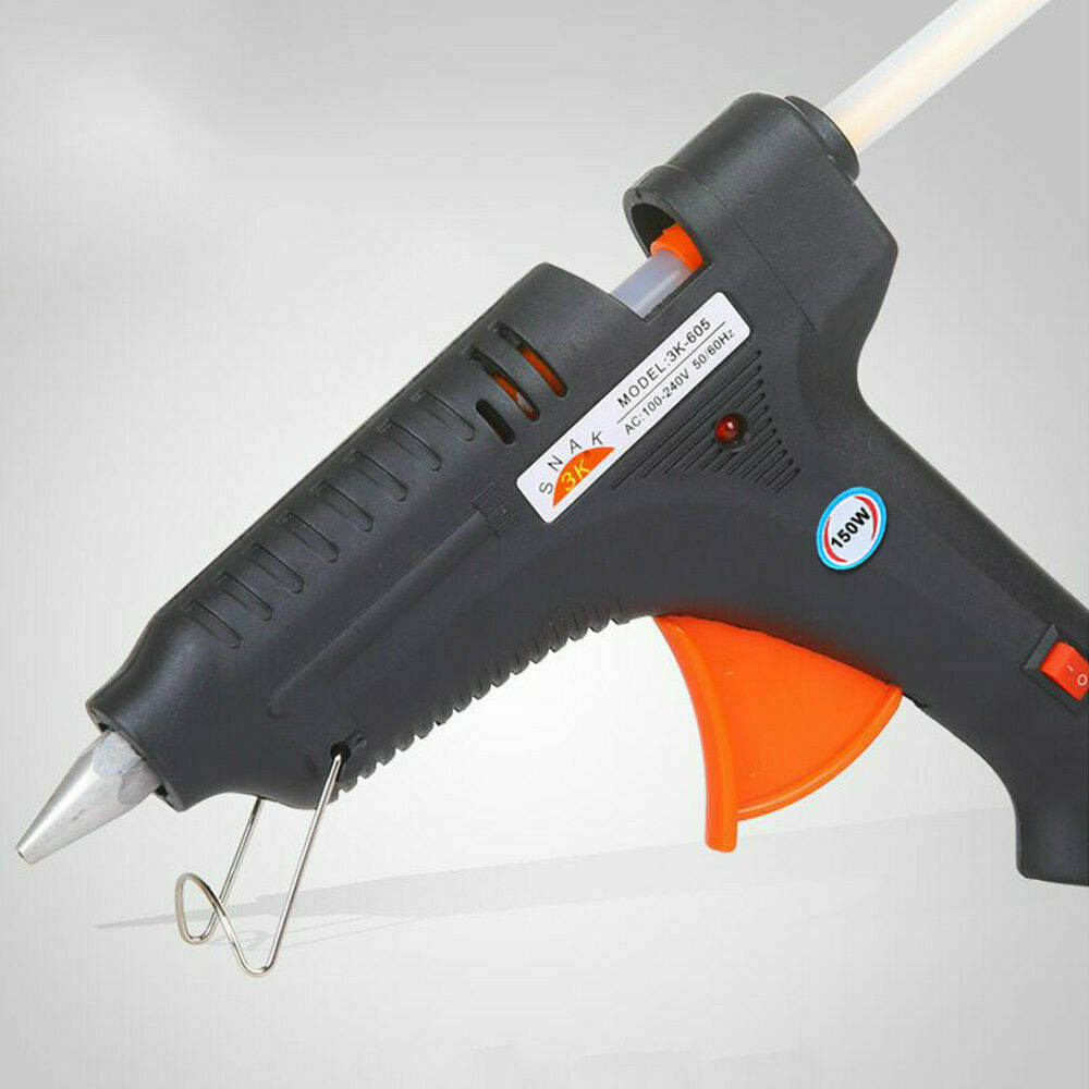 Heavy Duty 150W Hot Melt Glue Gun Electric Heating Craft with Cigarette Lighter Plug