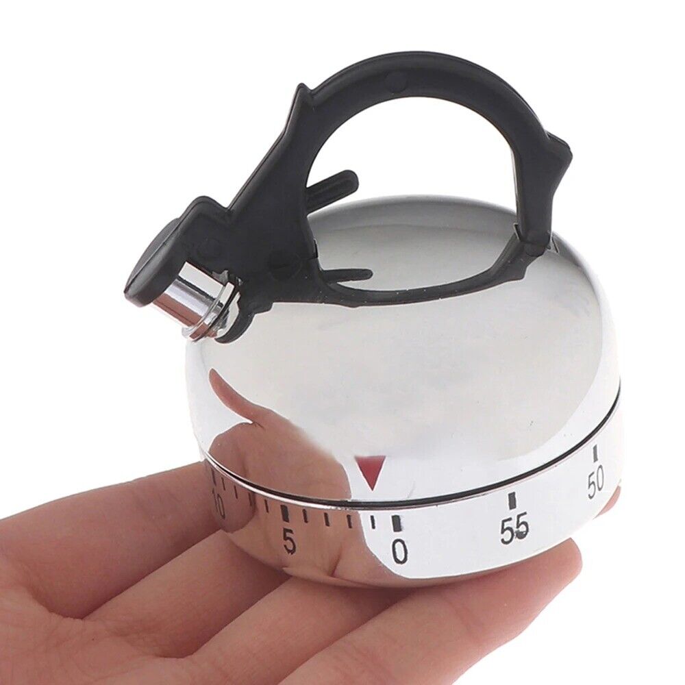 Kettle Shape Mechanical Timer Kitchen Timer Cooking Time Manager Baking