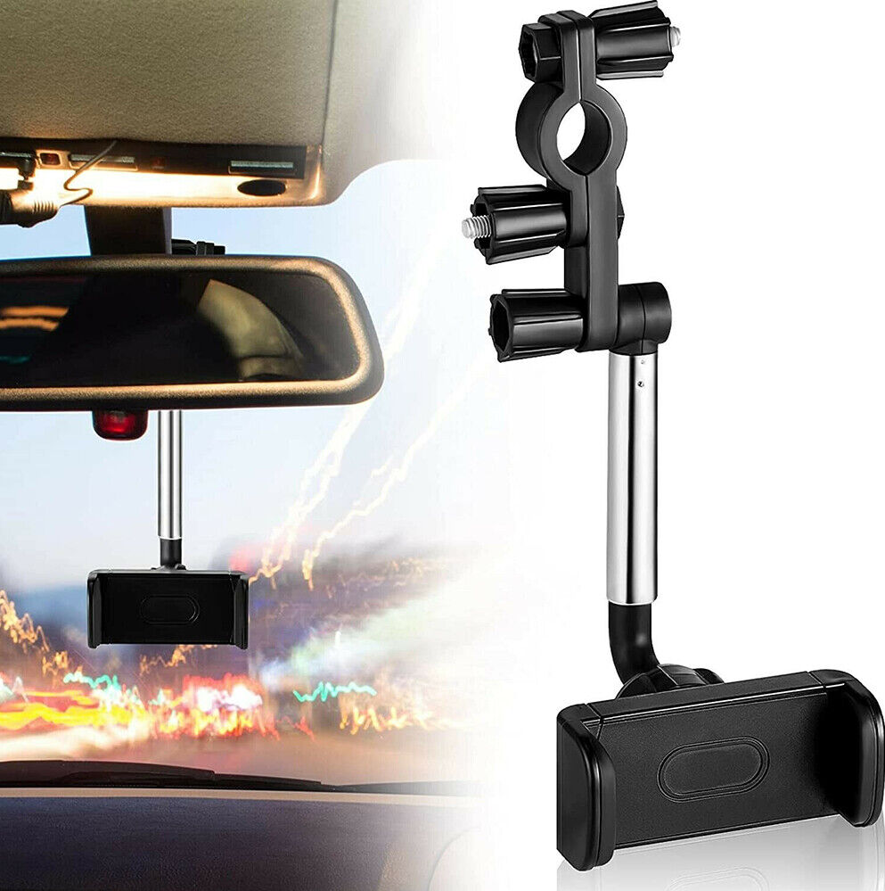 360° Rotation Car Truck Phone Holder Rearview Mirror Mount For Mobile Phone GPS