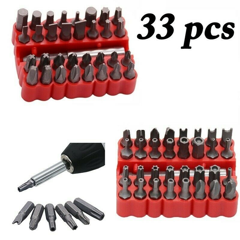 33pc Magnetic Extension Bit Holder Screwdriver Bits Set Quick Release Bit Holder