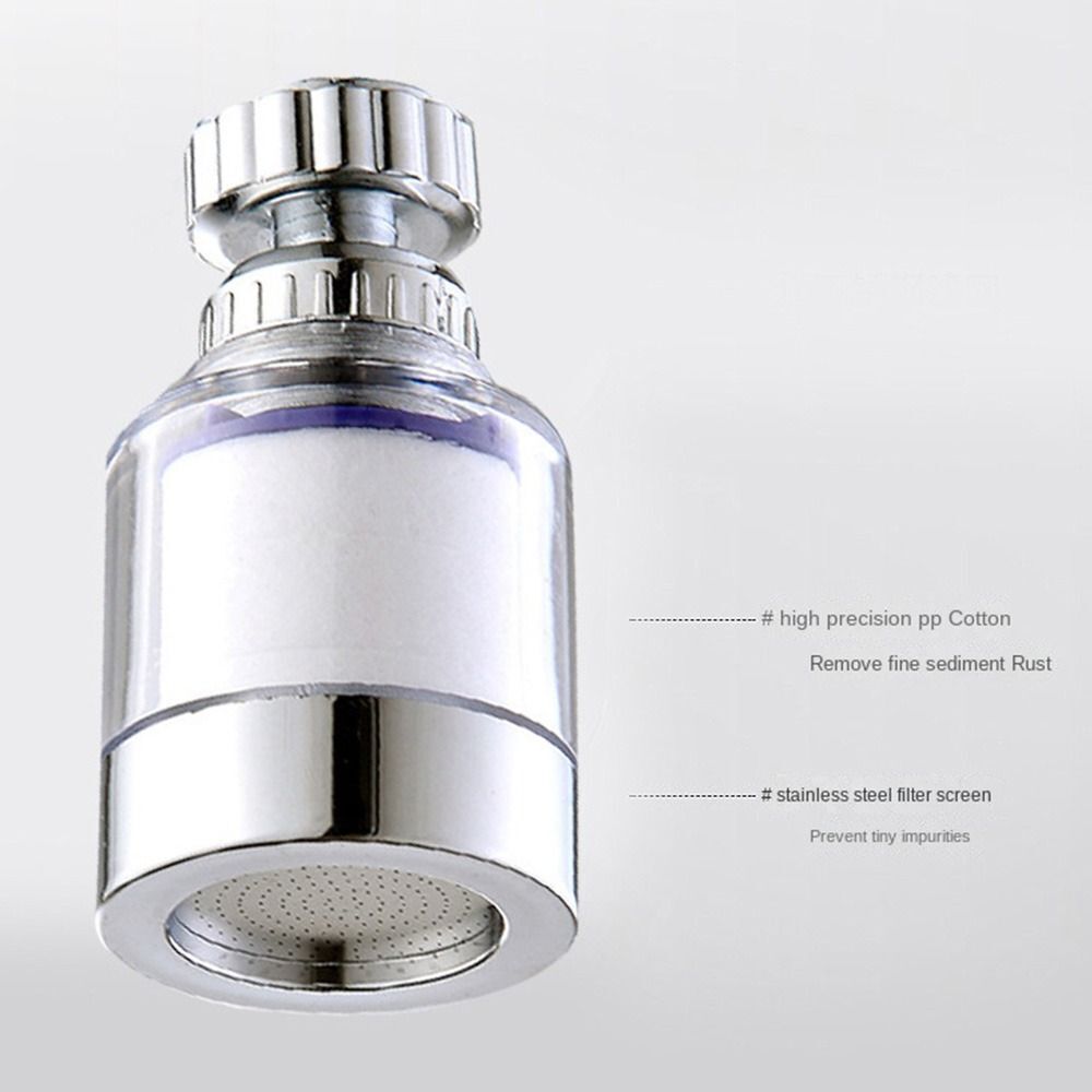 Sprayer Booster Faucet Water Filter Showers Head Bath Purifier Tap Bubbler with Extra Filter Element