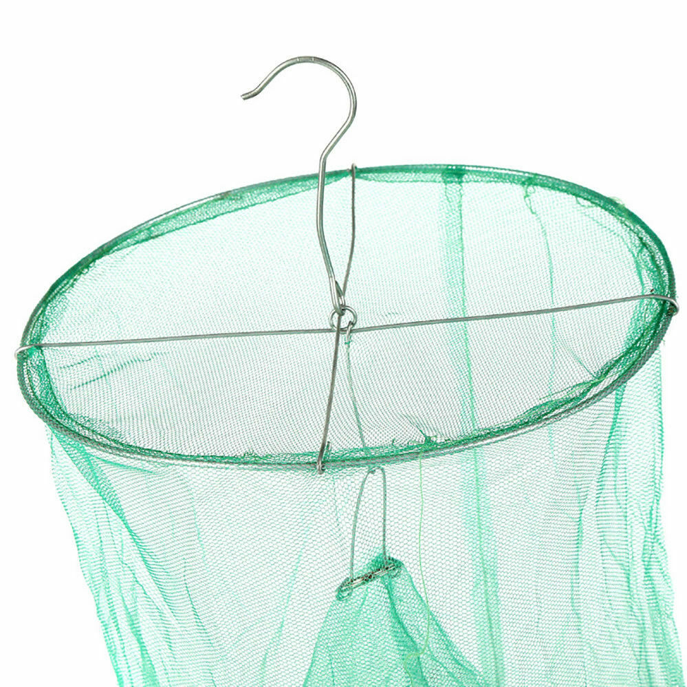 Reusable Fly Trap Insect Killer Net Cage Trap Outdoor Ranch Pest Hanging Catcher