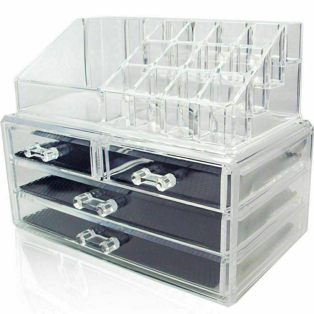 4 Drawers Clear Acrylic Organizer