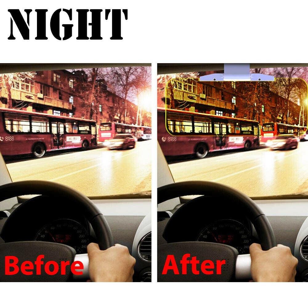 Clip-On HD Day/Night Anti Glare Visor