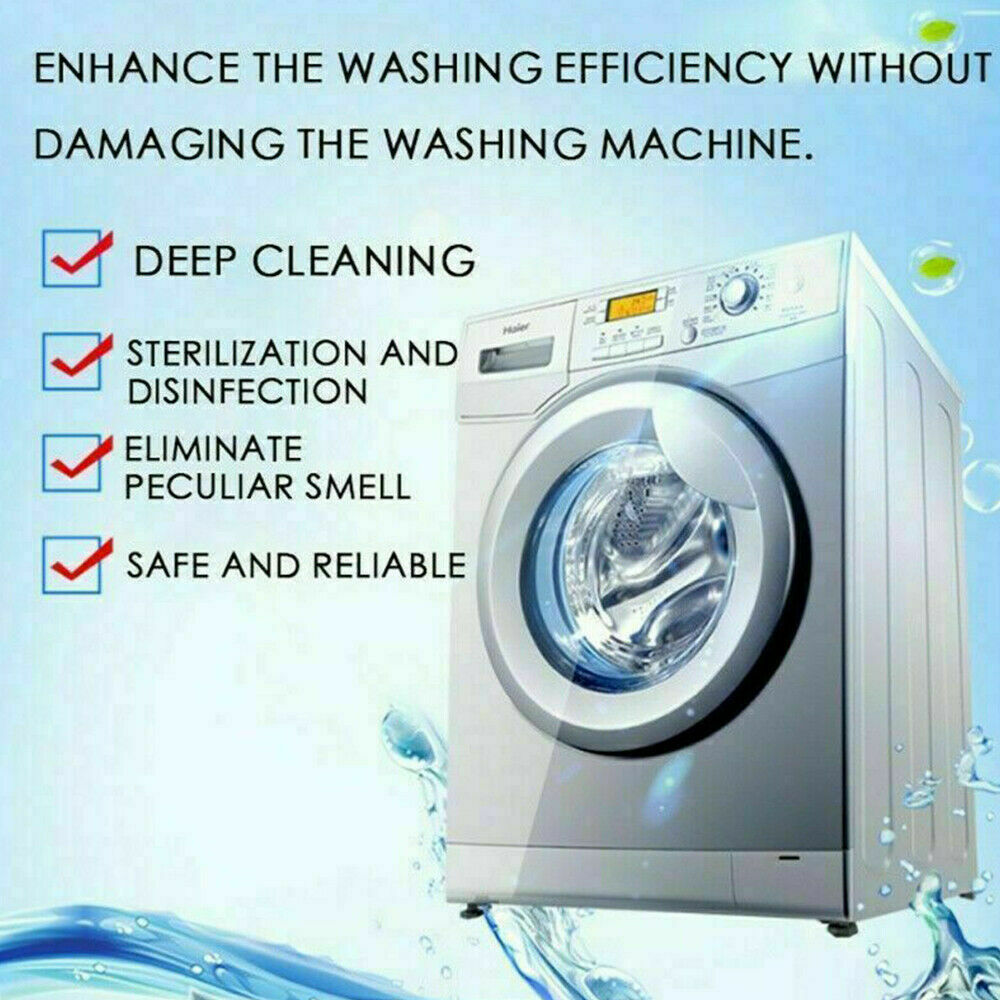 Deep Cleaning 12PCS Washing Machine Effervescent Cleaner