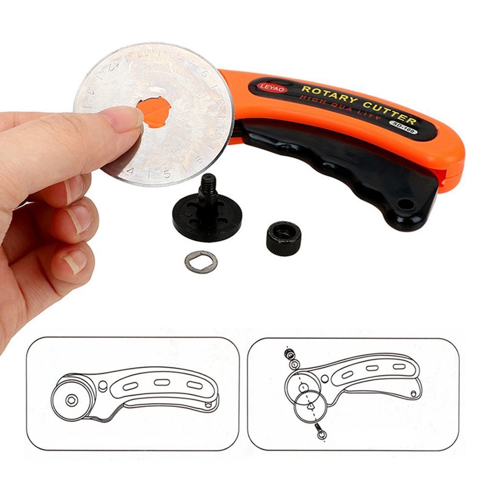 Rotary Cutter Professional Quilting Roller Fabric Cutting Tool