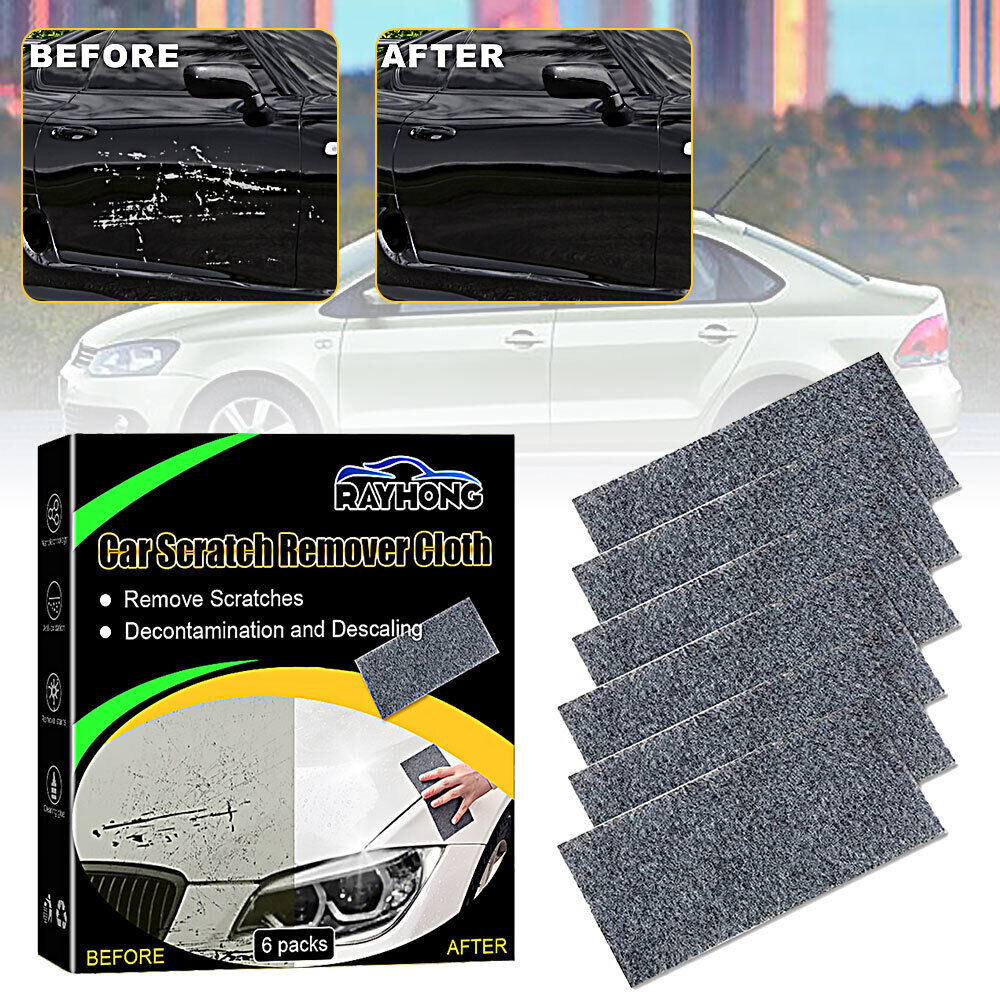 6Pack Nano Sparkle Cloth Car Scratch Repair Cloth Nano Magic Cloth For Car